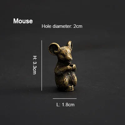 PINNY Metal Chinese Zodiac Incense Holder | Mini 12 Animals Stick Incense Base