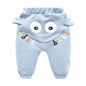 Modern Baby Boys Girls Cartoon Pants Spring High Waist Guard Belly Trousers Print Bottoms In Interesting Style For Girls And Boys
