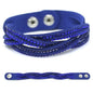 TYO New Fashion Charm Ladies Color Woven Leather Bracelet Charm Bracelet Hot Wholesale Wholesale 14 Colors To Choose From!