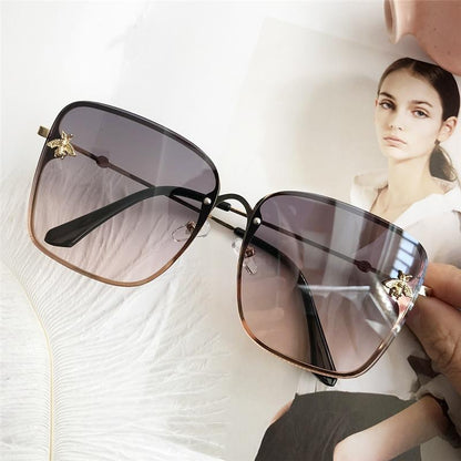 Popular brand  Oversize Square Sunglasses For Women and Ladies  Luxury Driving Superstar  Designer Sunglasses With Shades and Gradient Glasses With  UV400 Protection