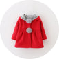 Baby Girls Coat Winter Spring Baby Girls Princess Coat Jacket Rabbit Ear Hoodie Casual Outerwear For Girl Infants Clothing Jacket Luxury Style