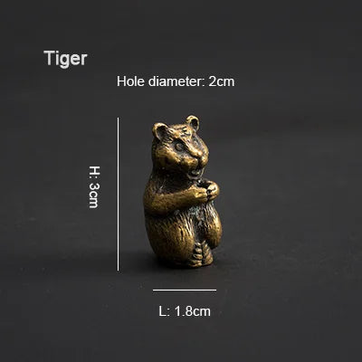 PINNY Metal Chinese Zodiac Incense Holder | Mini 12 Animals Stick Incense Base