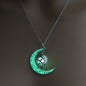 Hollow Luminous Stone Gem Charm Jewelry Pendant Necklace Gifts