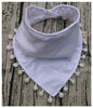 Baby Bibs Cotton Lace Tassel Double Slobber Cartoon Triangle Waterproof Infants Towel Burp Cloths Children Self Feeding Care Bib for Kids
