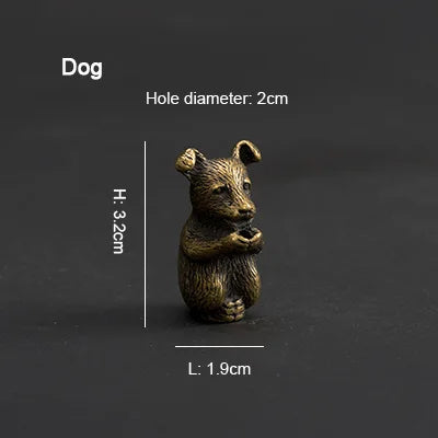 PINNY Metal Chinese Zodiac Incense Holder | Mini 12 Animals Stick Incense Base