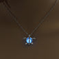 Hollow Luminous Stone Gem Charm Jewelry Pendant Necklace Gifts