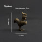 PINNY Metal Chinese Zodiac Incense Holder | Mini 12 Animals Stick Incense Base