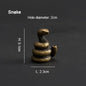 PINNY Metal Chinese Zodiac Incense Holder | Mini 12 Animals Stick Incense Base