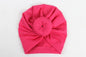 Newborn Toddler Baby Girl Turban Cotton Beanie Hat Warm Soft Cap Solid Knot Soft Wrap In Modern Style