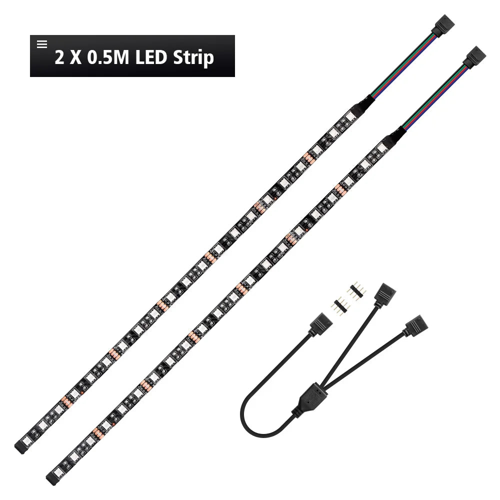 12V RGB 4pin LED Strip Light for PC Case | Motherboard Sync Decor
