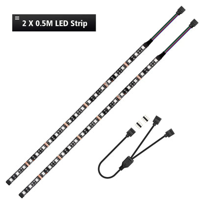12V RGB 4pin LED Strip Light for PC Case | Motherboard Sync Decor