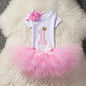 Modern Birthday Outfit Ensemble One Year Little Girl Dress Clothing Baby Child Summer Clothes With Unicorn Dress Design For Girls