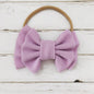 Modern Fashion Floral Headband Newborn Baby Elastic Hairbands Pearl Fresh Style Bow Knot For Girls