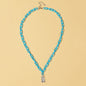 Candy Color Gummy Mini Bear Cartoon Necklace for Women Girls Birthday Jewelry Gifts