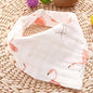 Baby Bibs Waterproof Triangle Cotton Cartoon Child Bibs Dribble Bibs Newborn Slabber Absorbent Cloth For Kids