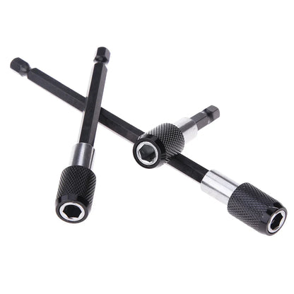 1/4 Inch Hex Shank Quick Release Screwdriver Bit Holder Extension Bar | 60mm 100mm 150mm