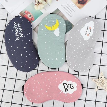 Sleep Mask Eye Cover | Cartoon Travel Sleep Aid