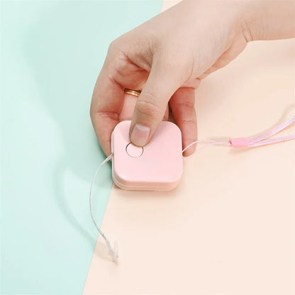 1Pcs 150cm/60inch Portable Tape Measures Macaron Ruler Children Height Ruler Centimeter Roll Tape For DIY Jewelry Crafts Tools