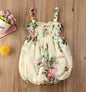 Luxury Modern Colorful Floral Design Toddler Baby Girl Summer Floral Print Sleeveless Dress FOr Baby Girls