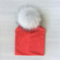 Kids Girls Solid Hat With Pompon Baby Beanie Pompom Cap Children's Accessories Design