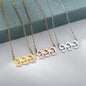 Vintage 111 444 555 666 777 888 999 Angel Number Necklace For Women Stainless Steel Chains Collar Choker Goth Aesthetic Jewelry