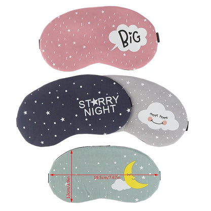 Sleep Mask Eye Cover | Cartoon Travel Sleep Aid