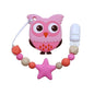 Baby Teething Lovely Koala Owl Horse Cookies Baby Teether Molar Toy Gift Raccoon Food Grade Silicone Beads For Kids and Baby