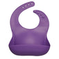 Silicon Breastplate Baby Bib Waterproof Solid Infant Bandana Bibs Newborn Feeding Burp Cloth Bib For Kids
