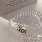 VENTFILLE 925 Sterling Silver Finger Rings New Fashion Creative Cross Hollow Chain Geometric Party Jewelry Gifts