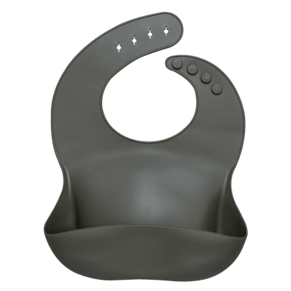 Silicon Breastplate Baby Bib Waterproof Solid Infant Bandana Bibs Newborn Feeding Burp Cloth Bib For Kids