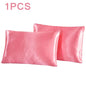 1Pc Queen Satin Silk Pillowcase | Silky Smooth Cooling Bed Pillow Cover for Hair and Skin