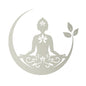Buddha Chakra Peace Love Good Vibes Vinyl Sticker | Zentangle Mandala Laptop Decal