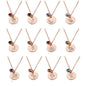 Stainless Steel Birth Flower Necklaces Birthstone Choker Necklace