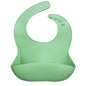 Newborns Solid Silicone Baby Feeding Bibs Burp Cloths Fashionable Breastplate Baby Stuff For Kids