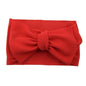 Big Bow Knot Solid Elastic Hairband Headband Stretch Turban Head Wrap Headwear