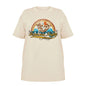 1pcs WHITE Tees Summer Casual Oversized Tee Best Surfing Santa Monica California Womens Retro Style