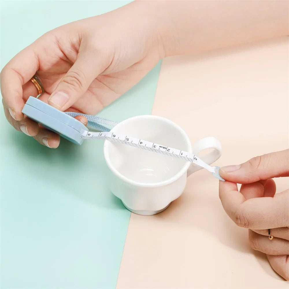 1Pcs 150cm/60inch Portable Tape Measures Macaron Ruler Children Height Ruler Centimeter Roll Tape For DIY Jewelry Crafts Tools