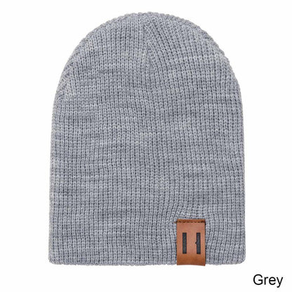 Modern Kids Girls & Boys Winter Hat Soft Warm Beanie Crochet Elasticity Knit Children Casual Warm Cap For Kids