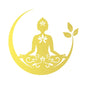 Buddha Chakra Peace Love Good Vibes Vinyl Sticker | Zentangle Mandala Laptop Decal