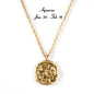 twelve zodiac signs necklace