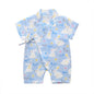 Summer Baby Girl/Boys Clothing Short-sleeved Rompers Jumpsuit Floral Print  Cute Soft Newborn Infant Baby Playwear For Girls and Boys Kids