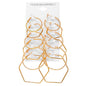 Fashion Hyperbolic Hoop Earrings Set For Women Gold Silver Color Small Big Polygon Circle Earring Female Trendy Jewelry Gift