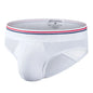 Jockmail Gay Underwear Men Briefs Sexy Transparent Mesh Underpant Rainbow colors , Breathable Shorts calzoncillos hombre slip