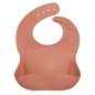 Silicon Breastplate Baby Bib Waterproof Solid Infant Bandana Bibs Newborn Feeding Burp Cloth Bib For Kids