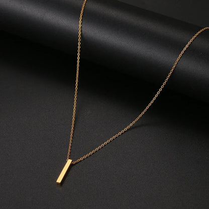 Stainless Steel Necklaces Minimalism Classic Fashion Style Men Chain Necklace For Women Jewelry Collar Pendant Gifts NEW