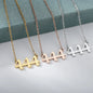 Vintage 111 444 555 666 777 888 999 Angel Number Necklace For Women Stainless Steel Chains Collar Choker Goth Aesthetic Jewelry