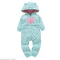 Modern Colorful Interesting Newborn Baby Unisex Warm Clothing Long Sleeved Cotton Romper For Kids
