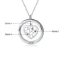 Tree of Life Name Necklace with Birthstone Name Engraved Pendant Family
