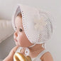 Retro Vintage Newborn Baby Cotton Baby Girl Hat Cap Princess Infant Toddler Baby Bonnet Girls Summer Sun Hat For Girls