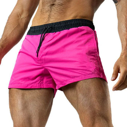 New Running Shorts Men Swimwear Men Swimsuit 2021 Swimming Trunks Short Quick-drying Sexy Mens exy Mens Swim Briefs Beach Shorts
